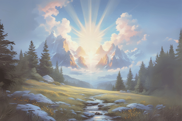 Backdrop Wall Art - Clouds Ethereal 1 - 3 - Image 3