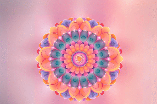Backdrop Wall Art - Mandala's 1 - 4
