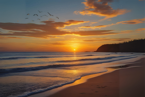 Backdrop Wall Art - Beach 1 - 3
