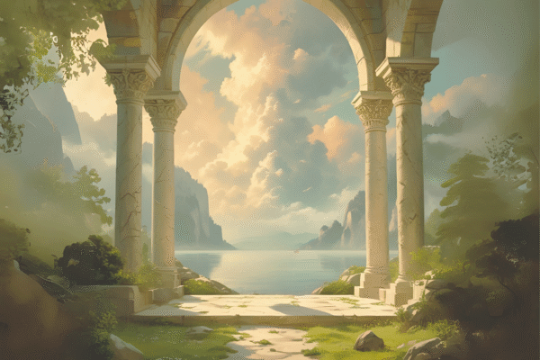 Backdrop Wall Art - Clouds Ethereal 1 - 3 - Image 2